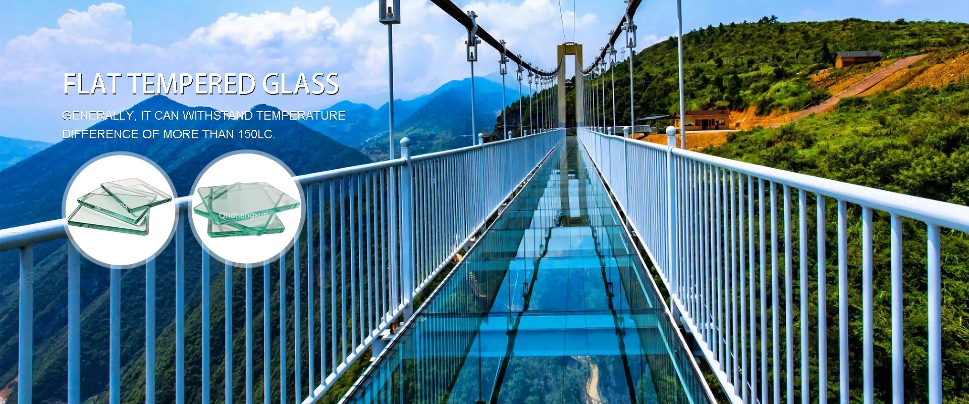 Verre trempé plat de Chine